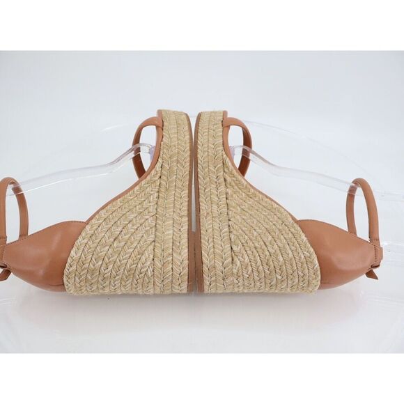 Stuart Weitzman Women Brown Nudist Wedge Espadrille Sandal Shoes Size 8.5 C Wide - Picture 8 of 14